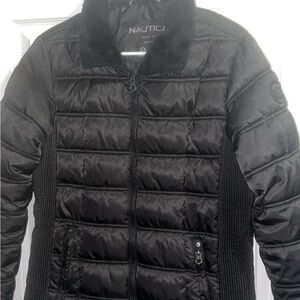 Nautica Quilted Black Jacket